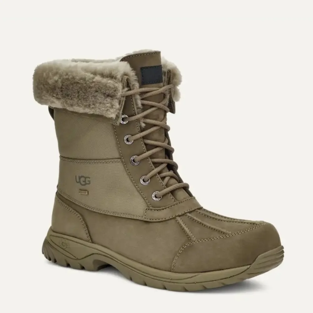 UGG Butte Rugged Cold Weather -32C Waterproof Rain Snow Boots - Olive Green